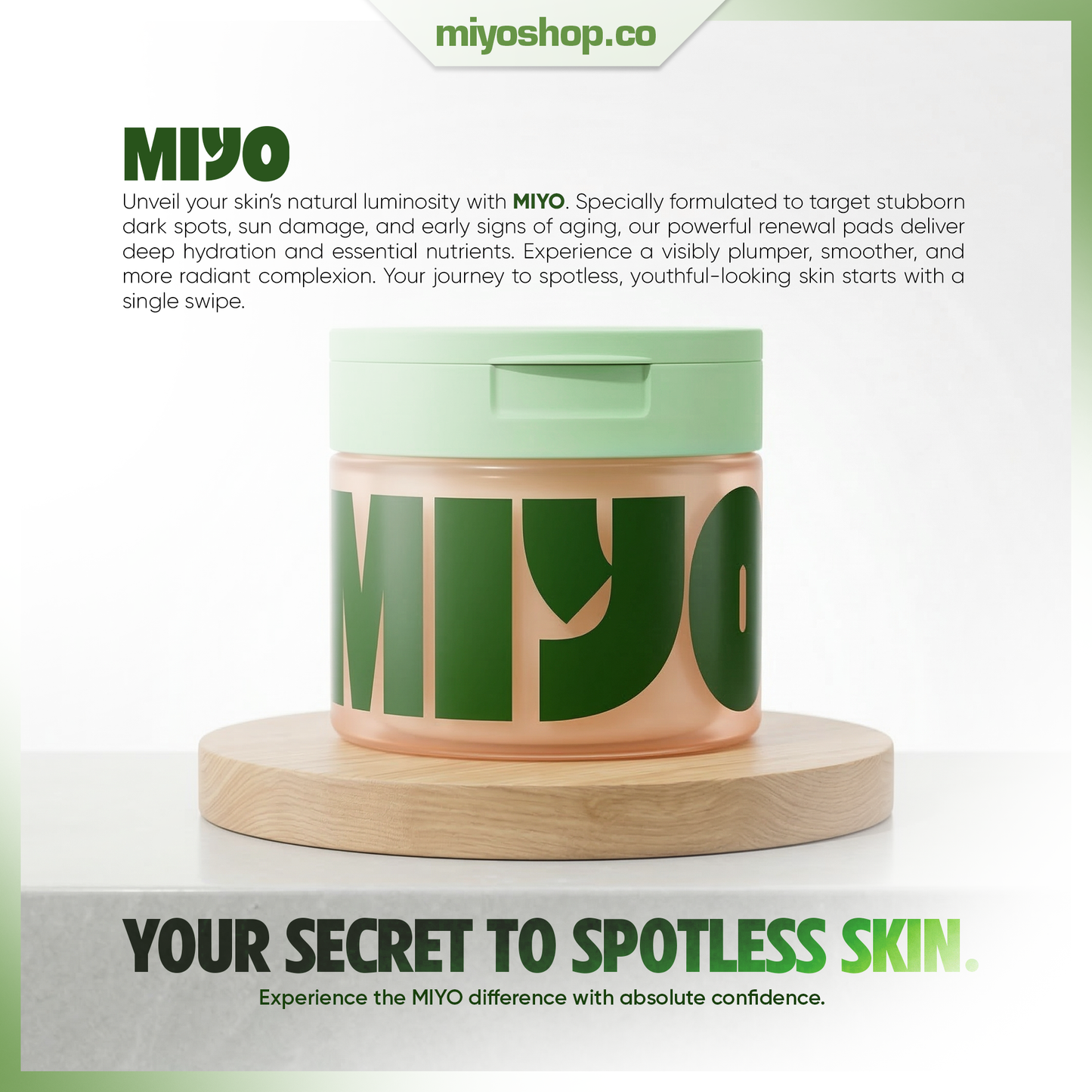 MIYO | Renewal & Rejuvenation Toner Pads