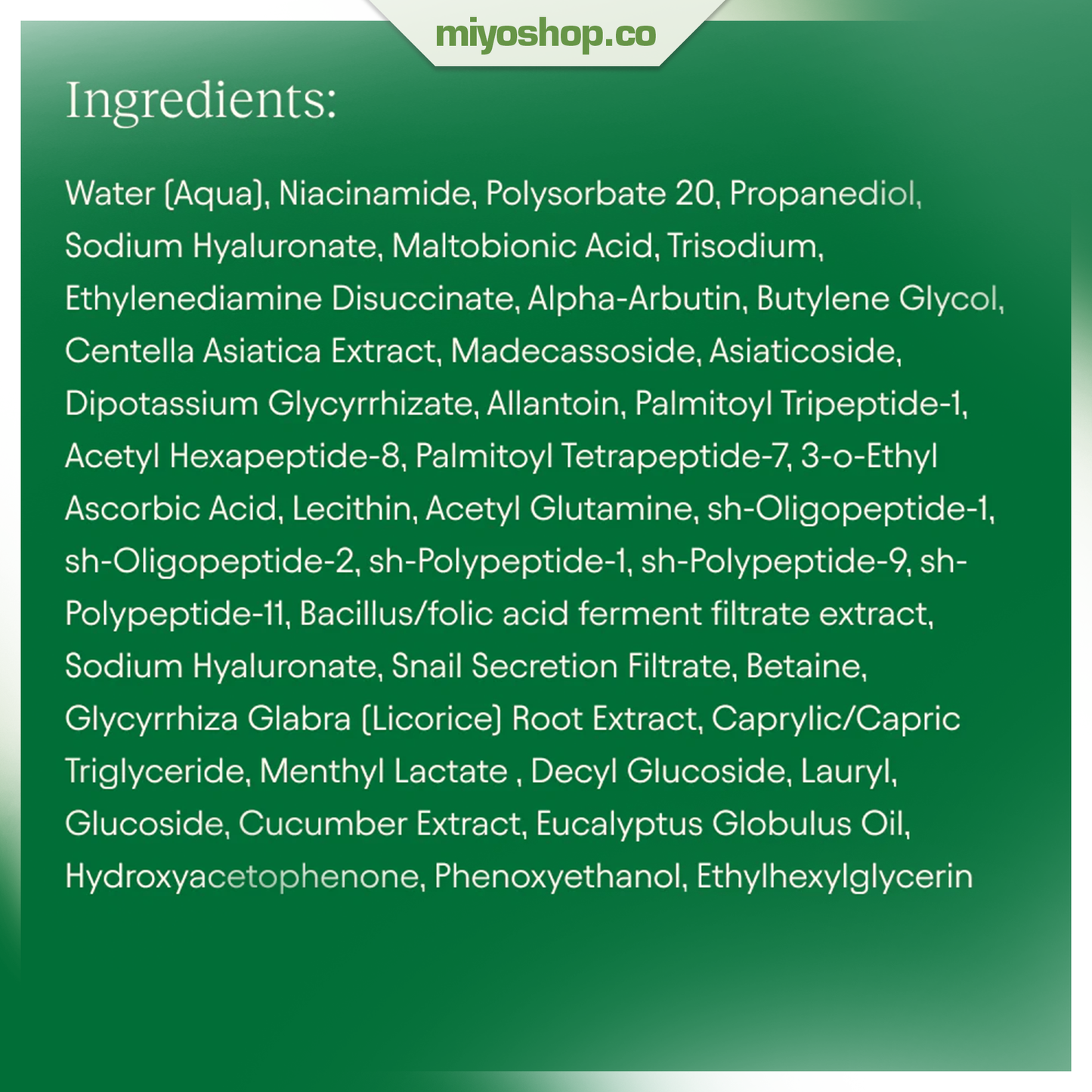 MIYO | Renewal & Rejuvenation Toner Pads